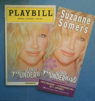 Blonde In The Thunderbird Playbill,  Ad (2005) Suzanne Somers (three 