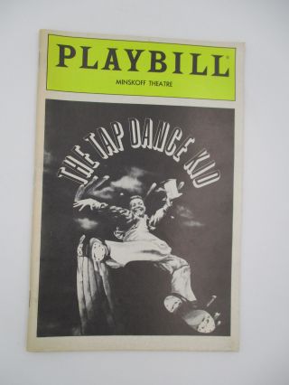 The Tap Dance Kid Playbill Broadway York City 1984 Minskoff Theatre