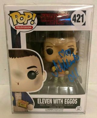 Millie Bobby Brown Autographed Signed Stranger Things Eleven 421 Funko Pop