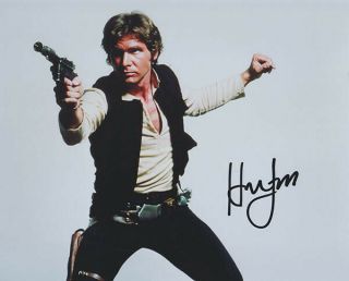 Harrison Ford - Han Solo - Star Wars - Autographed 8 X 10 Photo W/coa