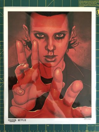 Strangers Things 11x14 Art Print - Limited Edition Of 250