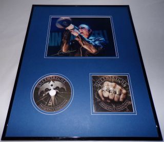 Geoff Tate Signed Framed 16x20 Queensryche Cd & Photo Set
