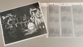 The Sensational Alex Harvey Band Negatives With Copyrights Leeds University 1973