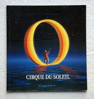 Cirque Du Soleil Las Vegas Souvenir Program 2000 Theater O Water Circus Bellagio