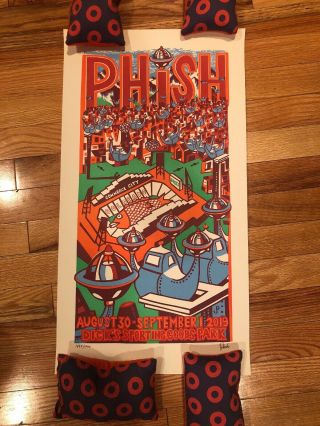 Phish Dicks 2019 Jim Pollock Limited Edition Show Print On Hemp Paper
