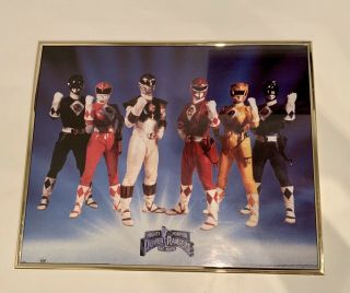 Mighty Morphin Power Rangers Poster Vintage 1995 Officially Licensed