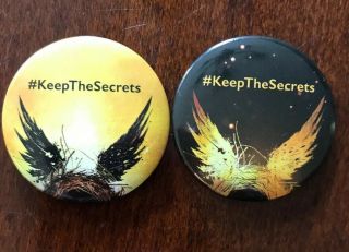 Set Of Two (2) Broadway Harry Potter Cursed Child 1.  5” Pinback Lapel Pin Buttons