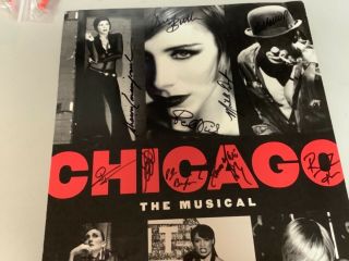 1990 ' s Chicago The Musical Broadway Revival Poster (Shubert) Signed by Cast 2