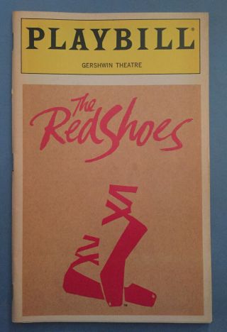 The Red Shoes Playbill (november 1993) Roger Rees,  Hugh Panaro