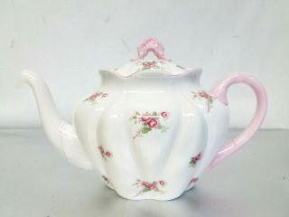 Shelley Bridal Rose Teapot Hard To Find In 13545 S&h