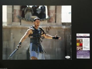 Russell Crowe Autograph Jsa 11 X14 Signed Photo Gladiator