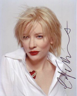 Cate Blanchett Signed Photo W/ Hologram