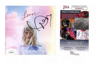 Taylor Swift Signed Auto Autograph Lover Cd Booklet Cover & Me Cd Single Jsa
