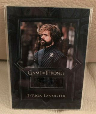 Game Of Thrones Inflexions Vr10 Tyrion Lannister Wardrobe Relic Peter Dinklage