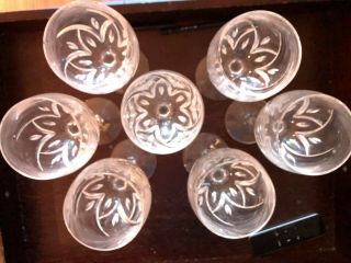 Waterford Crystal Lucerne 8 Oz.  Wine Glass Set Of 7