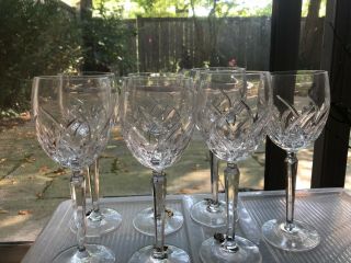 Waterford Crystal LUCERNE 8 oz.  Wine Glass set of 7 2