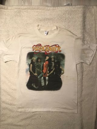 Rare Vintage Aerosmith,  " Permanent Vacation " Tour Tee Shirt,  1980 