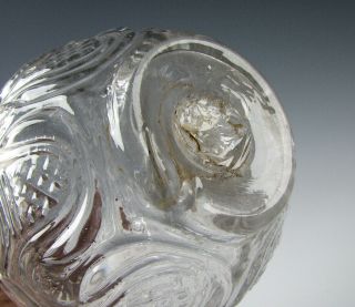 Blown Three Mold BTM American Flint Glass Decanter 19th Century GV - 15 4