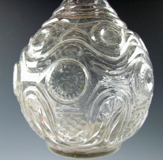 Blown Three Mold BTM American Flint Glass Decanter 19th Century GV - 15 5