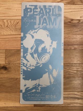 Pearl Jam Los Angeles La 1998 Poster Vedder