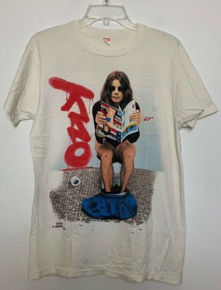 Ozzy Osbourne 1992 No More Tours Tour T - Shirt Hanes Size L Vintage
