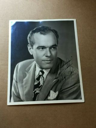 Philip Ober Exceptionally Rare Early Vintage Autographed 8/10 Photo 50s Eternity
