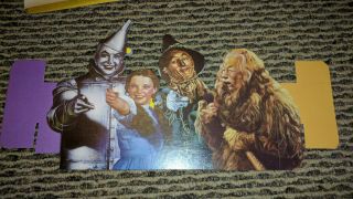Wizard of Oz MGM official 1985 VHS 3d promotional counter store display RARE HTF 2