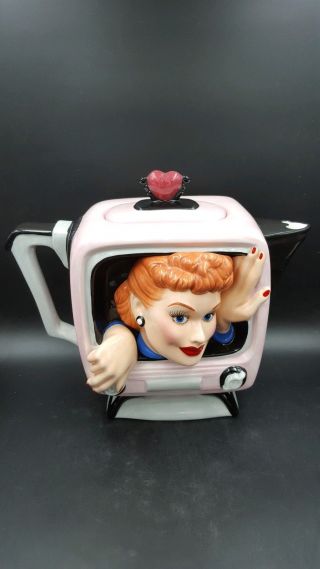 I Love Lucy 3d Ceramic Teapot By Vandor 1996