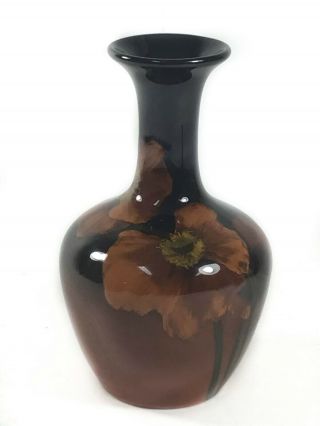 Vintage Antique Rookwood Art Pottery 6” Poppy Flower Vase Sallie Toohey 304d