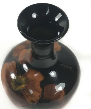 Vintage Antique ROOKWOOD Art Pottery 6” Poppy Flower Vase SALLIE TOOHEY 304D 3