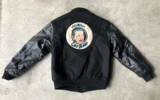 John Waters " Cry - Baby " Varsity Jacket Sz Lg Johnny Depp Movie Memorabilia