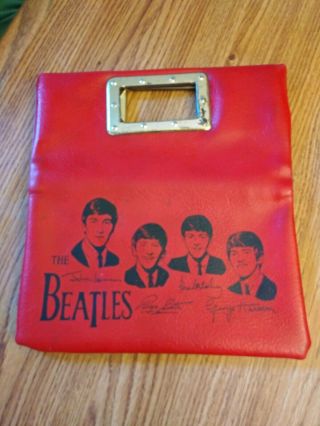 The Beatles Rare 1964 ‘shoulder Bag’ Dame Belt & Bag Co.  Usa W/ Zipper