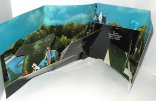 Tim Burton Edward Scissorhands 1990 Pop - Up Book 3 - D Teaser Diorama Press Kit