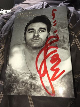 Signed Morrissey Autobiography [salford Lads Club]