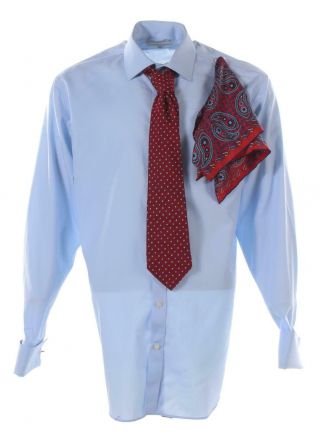 FWAAF Andrew Alex Jennings Screen Worn Shirt Tie & Pocket Square Set Ep 103 3