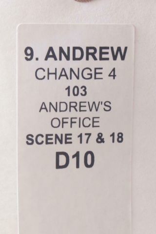 FWAAF Andrew Alex Jennings Screen Worn Shirt Tie & Pocket Square Set Ep 103 6