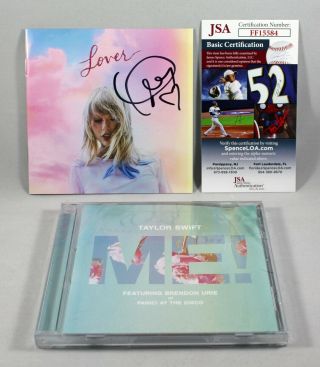 Taylor Swift Signed Lover Cd Booklet,  Me Single 1989 Red,  Jsa