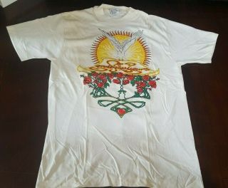 Vintage 1991 Gratefully Young Grateful Dead " Acid Test " T - Shirt L
