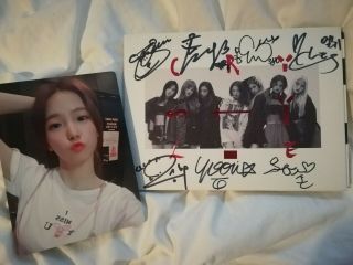 Clc Signed / Autographed 5th Mini Album Crystyle Yujin Photocard (mwave) Cd