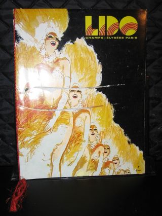 1973 Exotic Souvenir Program From " The Lido " Paris Nightclub " Grand Jeu "