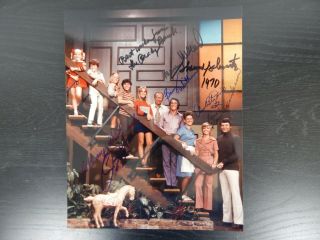 " The Brady Bunch " Cast Signed 8x10 Color Photo Todd Mueller