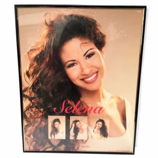 Rare Vintage 1995 Selena Quintanilla Q Productions Framed Poster