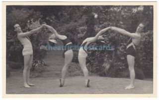 Ballet.  Robert Helpmann And 3 Other Dancers.  J W Debenham Postcard