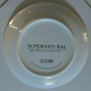 Supernatural TV Series Dean Winchester SIGNED Jensen Ackles Collector Plate 2