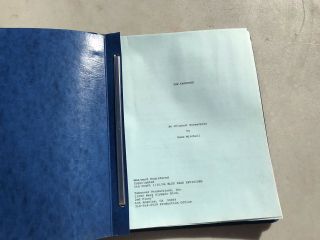 Rare The Takeover Movie Script Screenplay By Gene Mitchell 1994 2