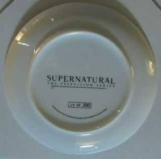 Supernatural TV Series Sam Winchester SIGNED Jared Padalecki Collector Plate 3