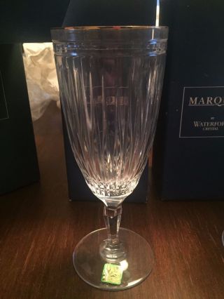 Marquis By Waterford Hanover Gold Iced Tea Glasses