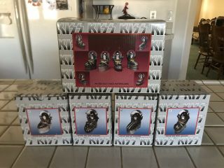 Kiss Spencer Gifts Boot Snowglobes Boxed Set And Individual From 1998
