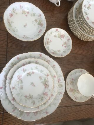 Hutschenreuther Selb China 62 Pc " The Maple Leaf " Pattern 7578