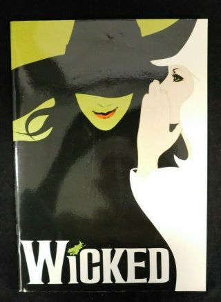 Wicked Musical Official Off Broadway Touring Souvenir Program